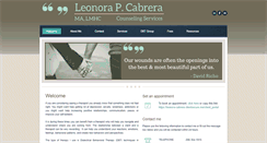 Desktop Screenshot of leonoracabrera.com